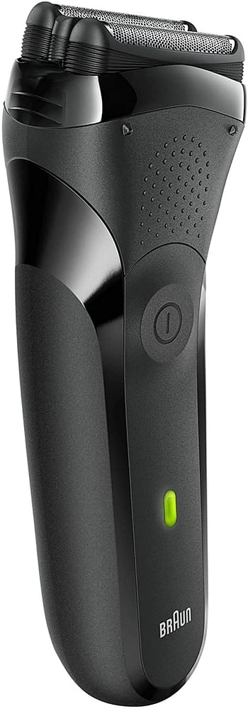 Braun Series 3 300s Rechargeable Electric Shaver for Men, Black