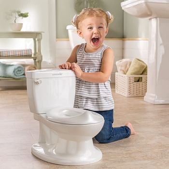 Summer My Size Potty, White – Realistic Potty Training Toilet Looks and Feels Like an Adult Toilet – Easy to Empty and Clean