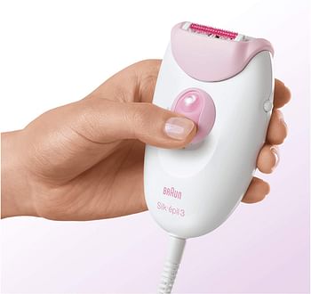 Braun Silk-Epil 3270 Epilator with 3 Extras Pink, One Sized.