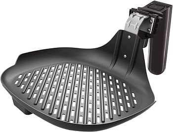 Philips HD9910/20 Grillpfannenzubehör Viva Collection Airfryer Grill Pan Accessory, Aluminum, Black