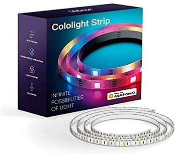 LifeSmart Cololight LED Strip Lights - 16M Colors, LED Color Changing, Smart App Control, Easy Install, Compatible w/Alexa, HomeKit & Google Assistant, IP65 Rating, 6.6Ft/2 Meters Length (60 LEDs)