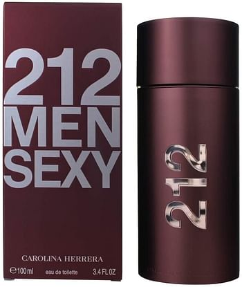 212 Sexy by Carolina Herrera For Men. Eau De Toilette Spray 3.4-Ounces (Pack of 7)