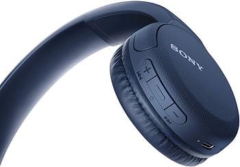 Sony WH-CH510 Wireless On-Ear Headphones with Voice-assitant and Easy Hands-Free Calling, Bluetooth, NFC - Black (Pack of 1)