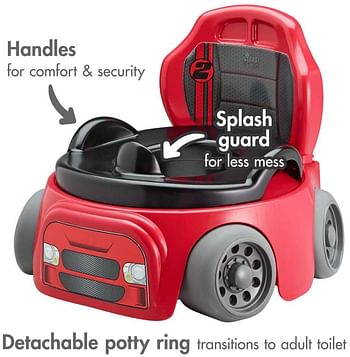 The First Years Training Wheels Racer Potty System , Piece of 1 - Red , One Size
