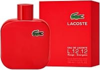 Lacoste Perfume Lacoste Eau De Lacoste L.12.12 Rouge, Perfume For Men - Eau de Toilette,100ml, Red