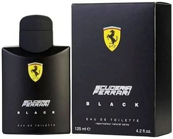 Ferrari Perfume - Black by Ferrari - perfumes for men - Eau de Toilette, 125 ml