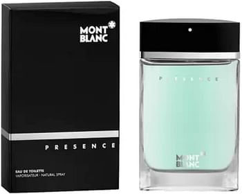 Mont Blanc Perfume - Presence by Mont Blanc - perfume for men - Eau de Toilette, 75ml