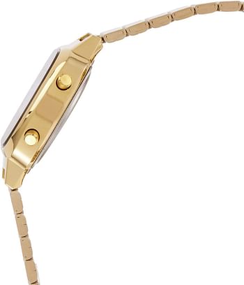 Casio Women's Gold Dial Stainless Steel Digital Watch - LA670WGA-9DF