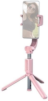 Baseus Lovely Uniaxial Bluetooth Folding Stand Selfie Stabilizer, Pink, ‎SULH-04