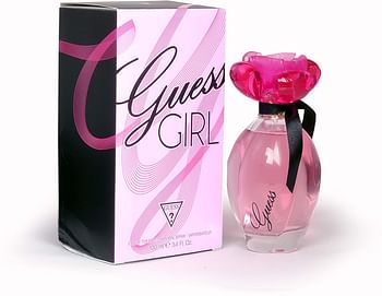 Guess Perfume - Guess Girl by Guess - perfumes for women - Eau de Toilette, 100 Ml, Pink and Black.