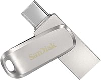 SanDisk 128GB Ultra Dual Drive Luxe USB Type-C - SDDDC4-128G-G46/128GB/Silver