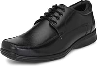 Burwood Men BWD 275 Leather Formal Shoes/Black/44 EU