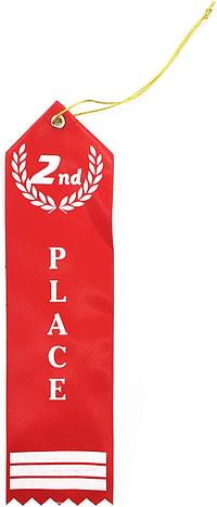 DAWSON SPORTS Place Ribbons (Set of 10) 2nd Place (355012) - Multicolour, Small
