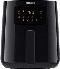 PHILIPS Essential Airfryer 1400W 0.8kg, Digital, 7 presets, black body/blackhandle, 50hz HD9252/91.