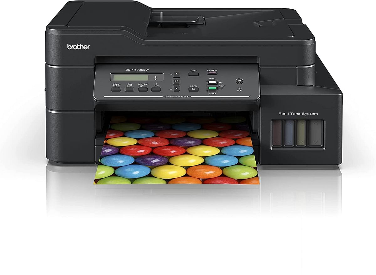 Brother DCP T720DW Wireless All In One Ink Tank Printer Automatic 2 Sided Features, Mobile & Cloud Print And Scan