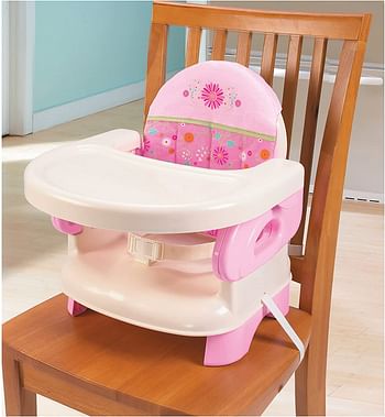 Summer Infant Deluxe Comfort Folding Booster Seat | 36.8 x 44.5 x 34.3 Cm | Pink.