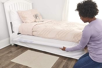 Regalo HideAway 54-Inch Extra Long Bed Rail Guard, with Reinforced Anchor Safety System