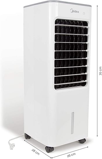 Midea AC100-18B Air Cooler, White Color - One Size