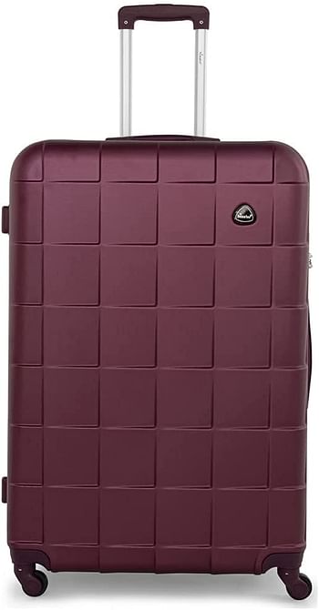 Senator Hard Shell Luggage Set Lightweight 4-Piece ABS Luggage Sets with Spinner Wheels 4 A207 (Set of 4, Burgundy)