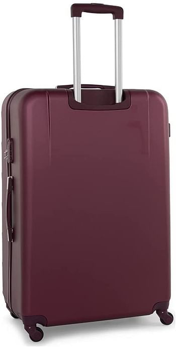 Senator Hard Shell Luggage Set Lightweight 4-Piece ABS Luggage Sets with Spinner Wheels 4 A207 (Set of 4, Burgundy)