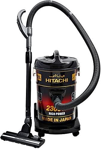 Hitachi 2300 Watts Can Type Y Series Vacuum Cleaner, Black - CV9800YJ240BR,  One Size