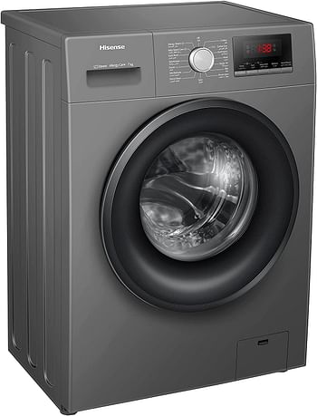 Hisense 7Kg Front Loading Washing Machine 1200 Rpm Silver Model Wfpv7012Mt -
