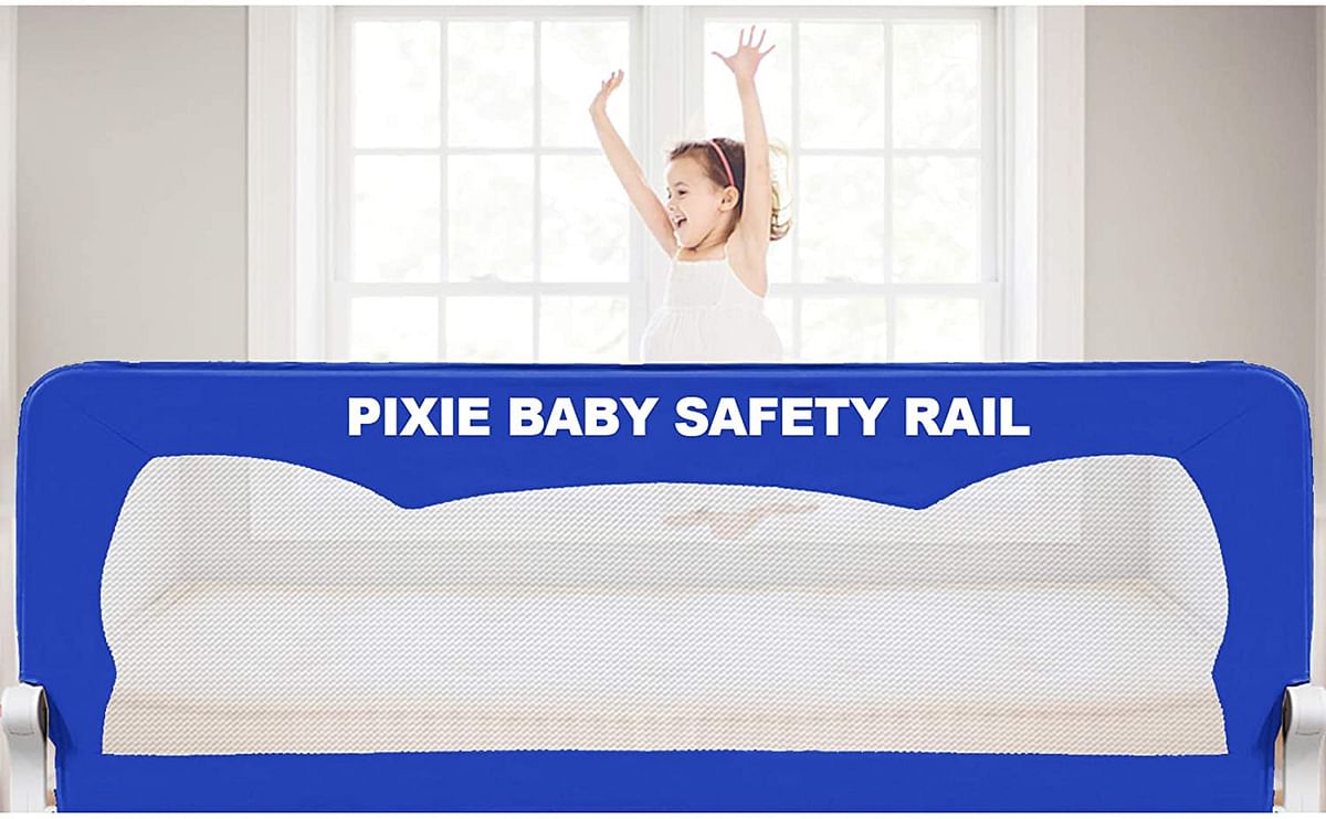 Pixie Baby safety bed rail L150xW35xH42 cm Blue