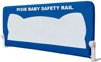 Pixie Baby safety bed rail , L150xW35xH42 cm , Blue.