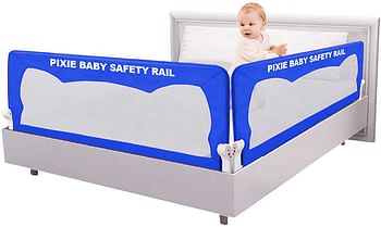 Pixie Baby safety bed rail L150xW35xH42 cm Blue