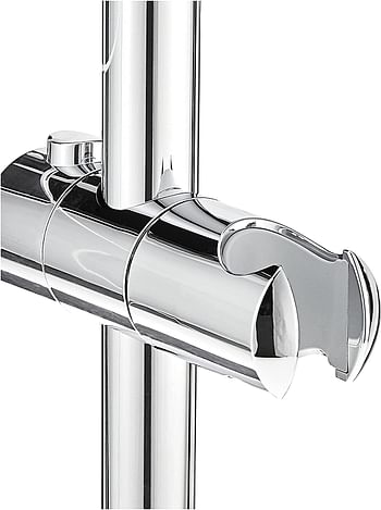 GROHE Shower and Bathroom Fixtures, Euphoria Shower Rail, 600 Mm, Silver.