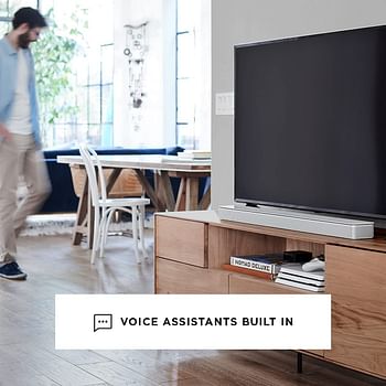 Bose Soundbar 700, Smart Speaker with Virtual Surround Sound, Bluetooth, Wi-Fi and Airplay 2 connectivity - Arctic White