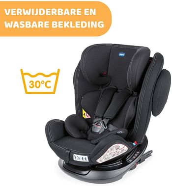 Chicco Unico Plus Baby Car Seat 0m - 12y, Ombra-Gray-57 x 49 x 60 centimeters