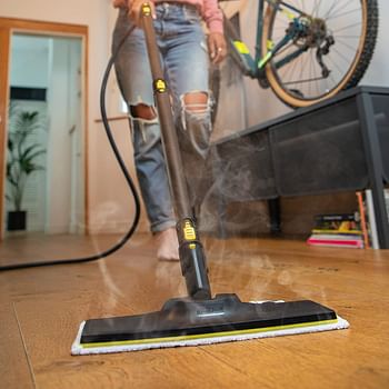 Karcher Steam Cleaner, 1500W for Deep Cleaning & Disinfecting All Hard Surfaces, Karcher SC2 EasyFix, yellow