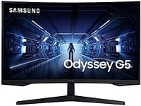 Samsung 32-Inch G5 Odyssey Gaming Monitor with 1000R Curved Screen, QHD,144Hz, 1ms, FreeSync Premium,Black-LC32G55TQWMXUE