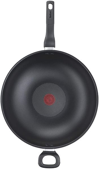 Tefal Cook Easy Xl 36 Cm Non Stick Wokpan With Lid, Aluminium - Black