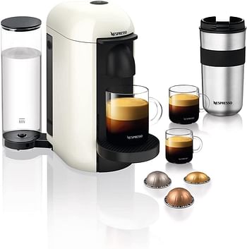 Nespresso 12411314 Vertuo Plus GCB2 White coffee machine