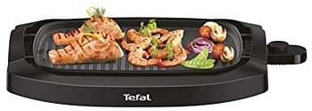 Tefal Plancha Electric Smokeless Grill with Lid, Black, Plastic/Steel |