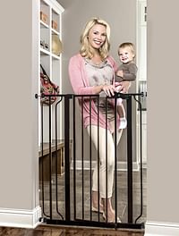 Regalo Baby Gate | 4 to 36 Months | Piece of 1 | Black | 92.7 x 2.5 x 91.4 Cm.