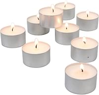 Stonebriar 300 Pack Unscented Tea Light Candles with 6-7 Hour Extended Burn Time, White, 300 Count