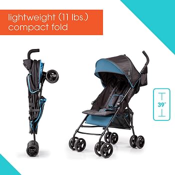 Summer Infant 3Dmini Convenience Stroller (Blue/Black)