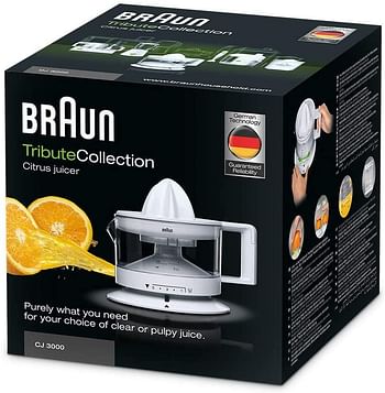 Braun Juicer, White, 350 Ml, Cj 3000