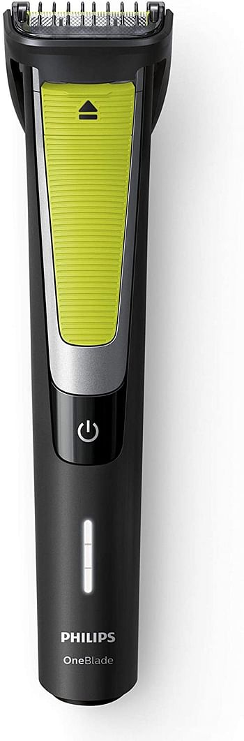 Philips Oneblade Pro Shaver & Trimmer, Blacklime Greensilver, Qp650523