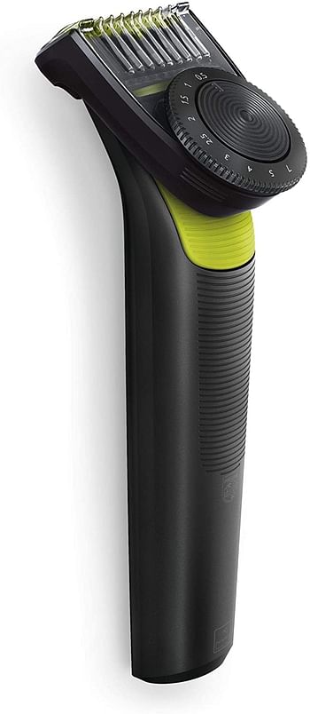 Philips Oneblade Pro Shaver & Trimmer, Blacklime Greensilver, Qp650523