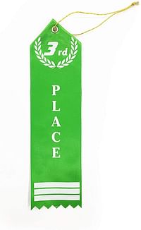 DAWSON SPORTS Place Ribbons (Set of 10) 3rd Place (355013) - Multicolour, Small