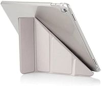 حافظة Pipetto iPad Pro 9.7 Origami - هيكل شفاف فضي