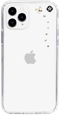 Bling My Thing - Small Papillon Clear for iPhone 12 Pro Max - Angel Tears (Swarovski® crystals)