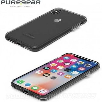 PureGear Slim Shell Case for Apple iPhone X (Clear/Clear)/One size