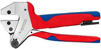 Rennsteig 624 090-1 6" PEW12.90-1" Chrome Plated Crimping Pliers, Multi-Colour