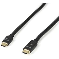 StarTech.com 65 ft (20m) High Speed HDMI Cable – Male to - Active 28AWG CL2 Rated In-wall Installation Ultra HD 4K x 2K (HDMM20MA) Black