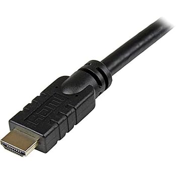 StarTech.com 65 ft (20m) High Speed HDMI Cable – Male to - Active 28AWG CL2 Rated In-wall Installation Ultra HD 4K x 2K (HDMM20MA) Black